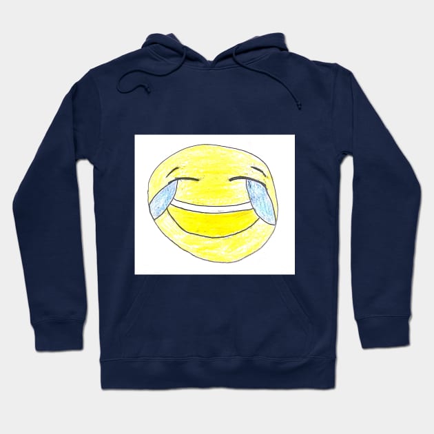 Crying-Laughing Emoji Hoodie by SaifsArt